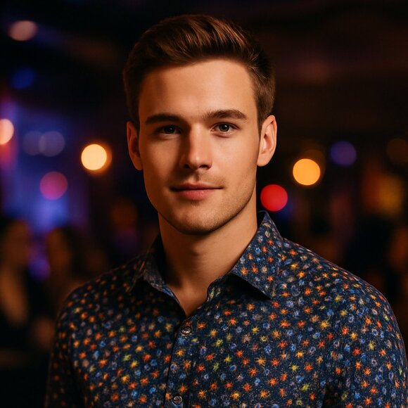 Bugatchi Shaped Fit Floral Button-Up Shirt – Size Large - Picture 2 of 14